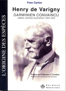 couverture ouvrage Darwinisme de Y. CARTON